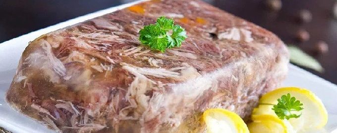 How to cook jellied meat from pork legs and shank