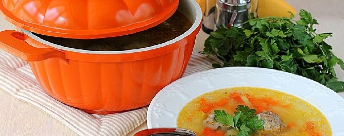 Supă de chiftelute - 10 rețete pas cu pas cu fotografii